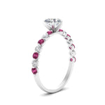 Load image into Gallery viewer, shared-prong-thin-heart-engagement-ring-with-pink-sapphire-in-FDENS3023HTRGSADRPI-NL-WG
