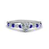 Load image into Gallery viewer, shared-prong-thin-heart-engagement-ring-with-sapphire-in-FDENS3023HTRGSABL-NL-WG