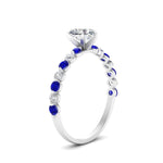 Load image into Gallery viewer, shared-prong-thin-heart-engagement-ring-with-sapphire-in-FDENS3023HTRGSABL-NL-WG
