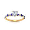 Load image into Gallery viewer, shared-prong-thin-heart-engagement-ring-with-sapphire-in-FDENS3023HTRGSABL-NL-YG