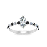 Load image into Gallery viewer, shared-prong-thin-marquise-engagement-ring-with-black-diamond-in-FDENS3023MQRGBLACK-NL-WG
