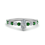 Load image into Gallery viewer, shared-prong-thin-marquise-engagement-ring-with-emerald-in-FDENS3023MQRGEMGR-NL-WG

