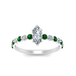 Load image into Gallery viewer, shared-prong-thin-marquise-engagement-ring-with-emerald-in-FDENS3023MQRGEMGR-NL-WG
