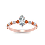 Load image into Gallery viewer, shared-prong-thin-marquise-engagement-ring-with-orange-sapphire-in-FDENS3023MQRGSAOR-NL-RG
