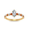Load image into Gallery viewer, shared-prong-thin-marquise-engagement-ring-with-orange-sapphire-in-FDENS3023MQRGSAOR-NL-YG
