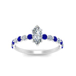 Load image into Gallery viewer, shared-prong-thin-marquise-engagement-ring-with-sapphire-in-FDENS3023MQRGSABL-NL-WG

