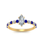 Load image into Gallery viewer, shared-prong-thin-marquise-engagement-ring-with-sapphire-in-FDENS3023MQRGSABL-NL-YG
