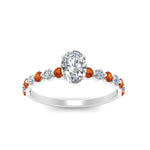 Load image into Gallery viewer, shared-prong-thin-oval-engagement-ring-with-orange-sapphire-in-FDENS3023OVRGSAOR-NL-WG
