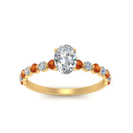 Load image into Gallery viewer, shared-prong-thin-oval-engagement-ring-with-orange-sapphire-in-FDENS3023OVRGSAOR-NL-YG
