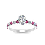 Load image into Gallery viewer, shared-prong-thin-oval-engagement-ring-with-pink-sapphire-in-FDENS3023OVRGSADRPI-NL-WG
