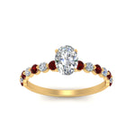 Load image into Gallery viewer, shared-prong-thin-oval-engagement-ring-with-ruby-in-FDENS3023OVRGRUDR-NL-YG
