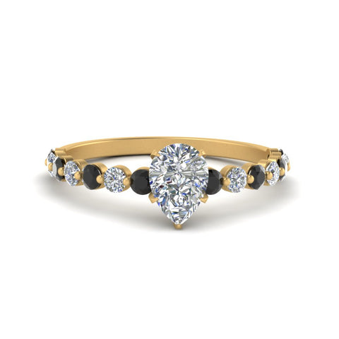 shared-prong-thin-pear-engagement-ring-with-black-diamond-in-FDENS3023PERGBLACK-NL-YG