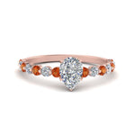 Load image into Gallery viewer, shared-prong-thin-pear-engagement-ring-with-orange-sapphire-in-FDENS3023PERGSAOR-NL-RG
