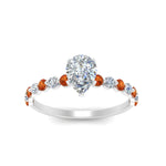 Load image into Gallery viewer, shared-prong-thin-pear-engagement-ring-with-orange-sapphire-in-FDENS3023PERGSAOR-NL-WG
