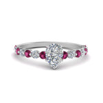 Load image into Gallery viewer, shared-prong-thin-pear-engagement-ring-with-pink-sapphire-in-FDENS3023PERGSADRPI-NL-WG
