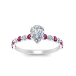 Load image into Gallery viewer, shared-prong-thin-pear-engagement-ring-with-pink-sapphire-in-FDENS3023PERGSADRPI-NL-WG
