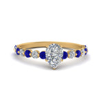 Load image into Gallery viewer, shared-prong-thin-pear-engagement-ring-with-sapphire-in-FDENS3023PERGSABL-NL-YG
