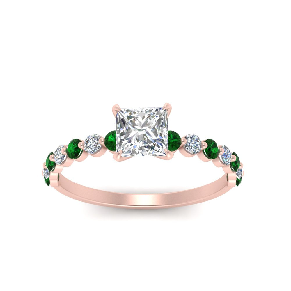 shared-prong-thin-princess-cut-engagement-ring-with-emerald-in-FDENS3023PRRGEMGR-NL-RG