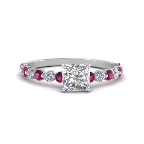 shared-prong-thin-princess-cut-engagement-ring-with-pink-sapphire-in-FDENS3023PRRGSADRPI-NL-WG