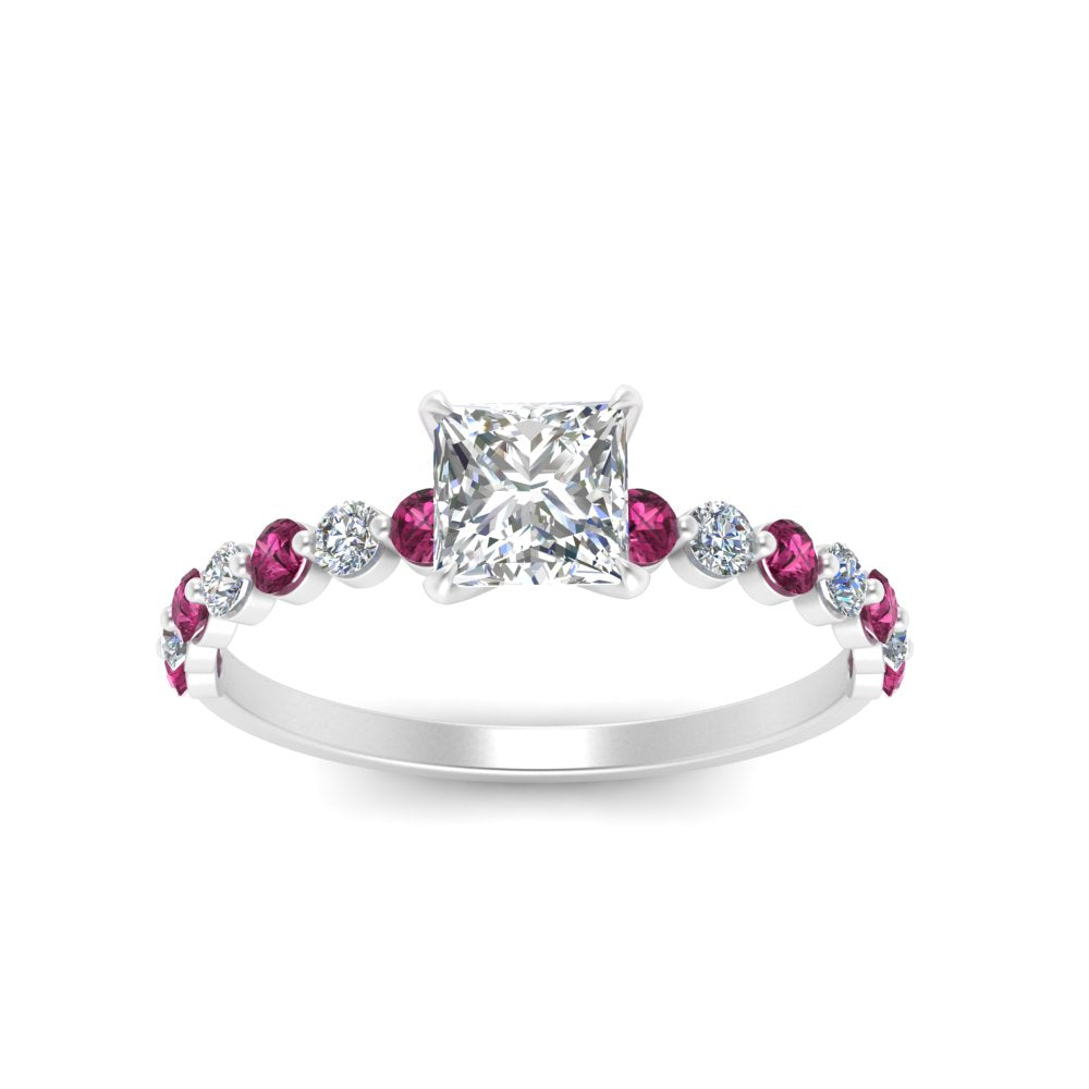 shared-prong-thin-princess-cut-engagement-ring-with-pink-sapphire-in-FDENS3023PRRGSADRPI-NL-WG