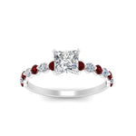 Load image into Gallery viewer, shared-prong-thin-princess-cut-engagement-ring-with-ruby-in-FDENS3023PRRGRUDR-NL-WG

