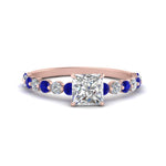Load image into Gallery viewer, shared-prong-thin-princess-cut-engagement-ring-with-sapphire-in-FDENS3023PRRGSABL-NL-RG

