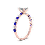 Load image into Gallery viewer, shared-prong-thin-princess-cut-engagement-ring-with-sapphire-in-FDENS3023PRRGSABL-NL-RG
