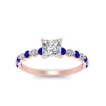 Load image into Gallery viewer, shared-prong-thin-princess-cut-engagement-ring-with-sapphire-in-FDENS3023PRRGSABL-NL-RG
