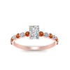 Load image into Gallery viewer, shared-prong-thin-radiant-engagement-ring-with-orange-sapphire-in-FDENS3023RARGSAOR-NL-RG