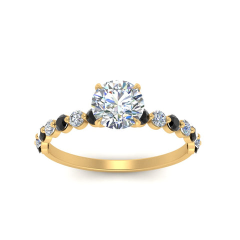 shared-prong-thin-round-engagement-ring-with-black-diamond-in-FDENS3023RORGBLACK-NL-YG