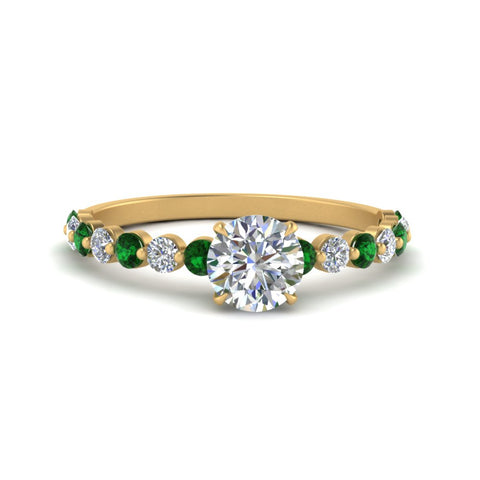 shared-prong-thin-round-engagement-ring-with-emerald-in-FDENS3023RORGEMGR-NL-YG