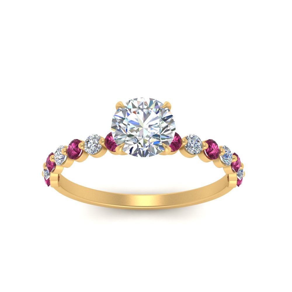 shared-prong-thin-round-engagement-ring-with-pink-sapphire-in-FDENS3023RORGSADRPI-NL-YG