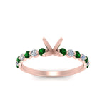 Load image into Gallery viewer, shared-prong-thin-semi-mount-engagement-ring-with-emerald-in-FDENS3023SMRGEMGR-NL-RG
