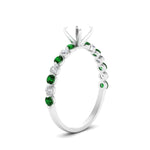 Load image into Gallery viewer, shared-prong-thin-semi-mount-engagement-ring-with-emerald-in-FDENS3023SMRGEMGR-NL-WG
