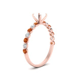 Load image into Gallery viewer, shared-prong-thin-semi-mount-engagement-ring-with-orange-sapphire-in-FDENS3023SMRGSAOR-NL-RG
