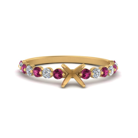 shared-prong-thin-semi-mount-engagement-ring-with-pink-sapphire-in-FDENS3023SMRGSADRPI-NL-YG