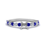 Load image into Gallery viewer, shared-prong-thin-semi-mount-engagement-ring-with-sapphire-in-FDENS3023SMRGSABL-NL-WG
