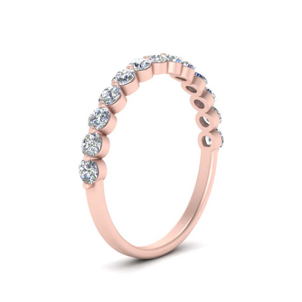 shared-single-prong-half-way-wedding-band-in-rose-gold-FD9478B(0.50ct)-NL-RG