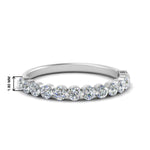 Load image into Gallery viewer, shared-single-prong-half-way-wedding-band-in-white-gold-FD9478B(0.50ct)-NL-WG
