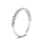 Load image into Gallery viewer, shared-single-prong-half-way-wedding-band-in-white-gold-FD9478B(0.50ct)-NL-WG
