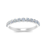 Load image into Gallery viewer, shared-single-prong-half-way-wedding-band-in-white-gold-FD9478B(0.50ct)-NL-WG
