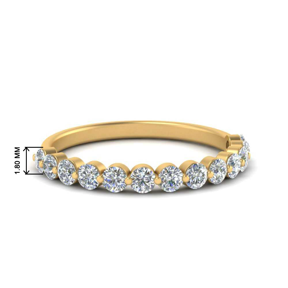 shared-single-prong-half-way-wedding-band-in-yellow-gold-FD9478B(0.50ct)-NL-YG