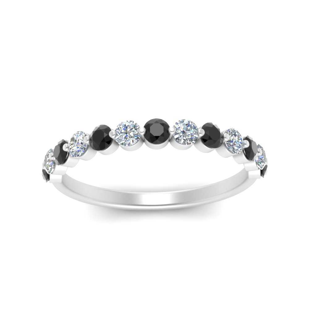 shared-single-prong-half-way-wedding-band-with-black-diamond-in-white-gold-FD9478B(0.50ct)GBLACK-NL-WG