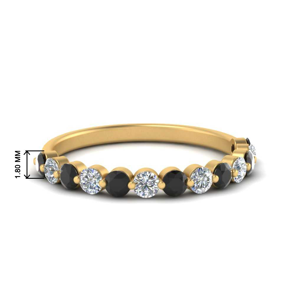 shared-single-prong-half-way-wedding-band-with-black-diamond-in-yellow-gold-FD9478B(0.50ct)GBLACK-NL-YG