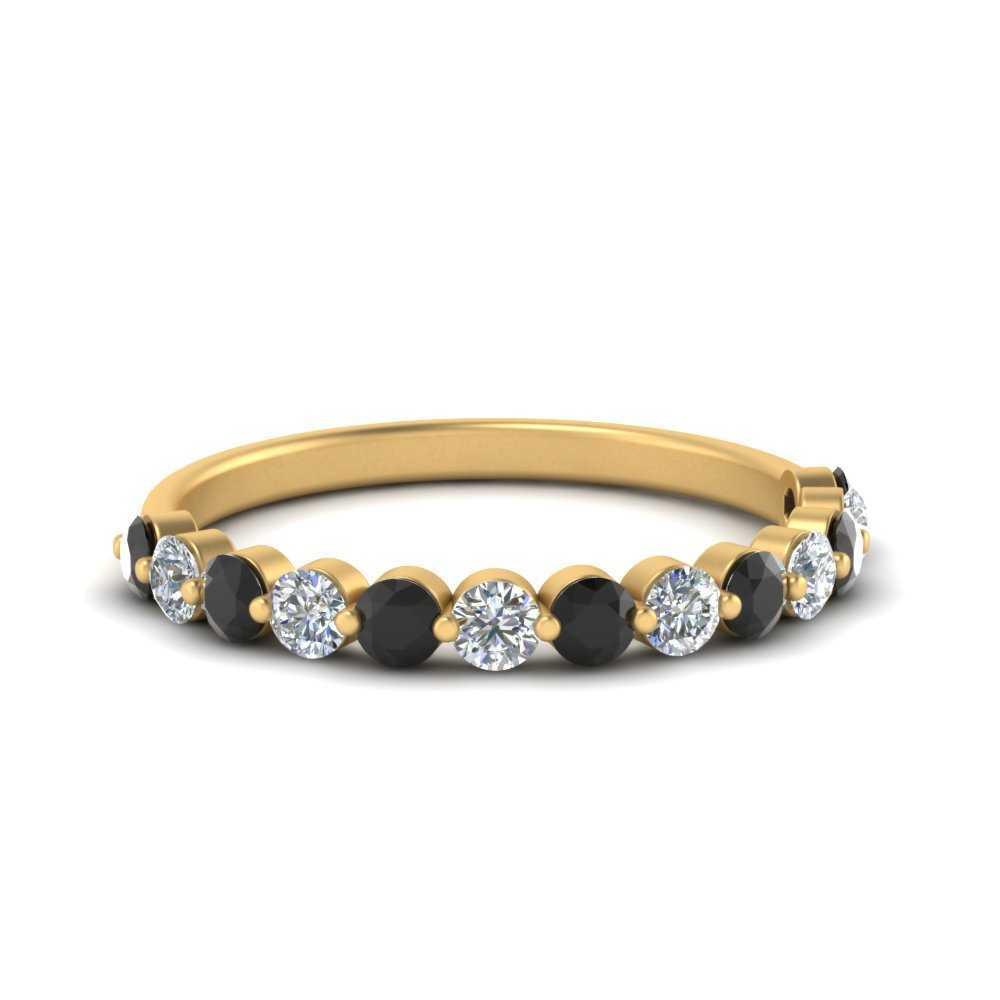 shared-single-prong-half-way-wedding-band-with-black-diamond-in-yellow-gold-FD9478B(0.50ct)GBLACK-NL-YG