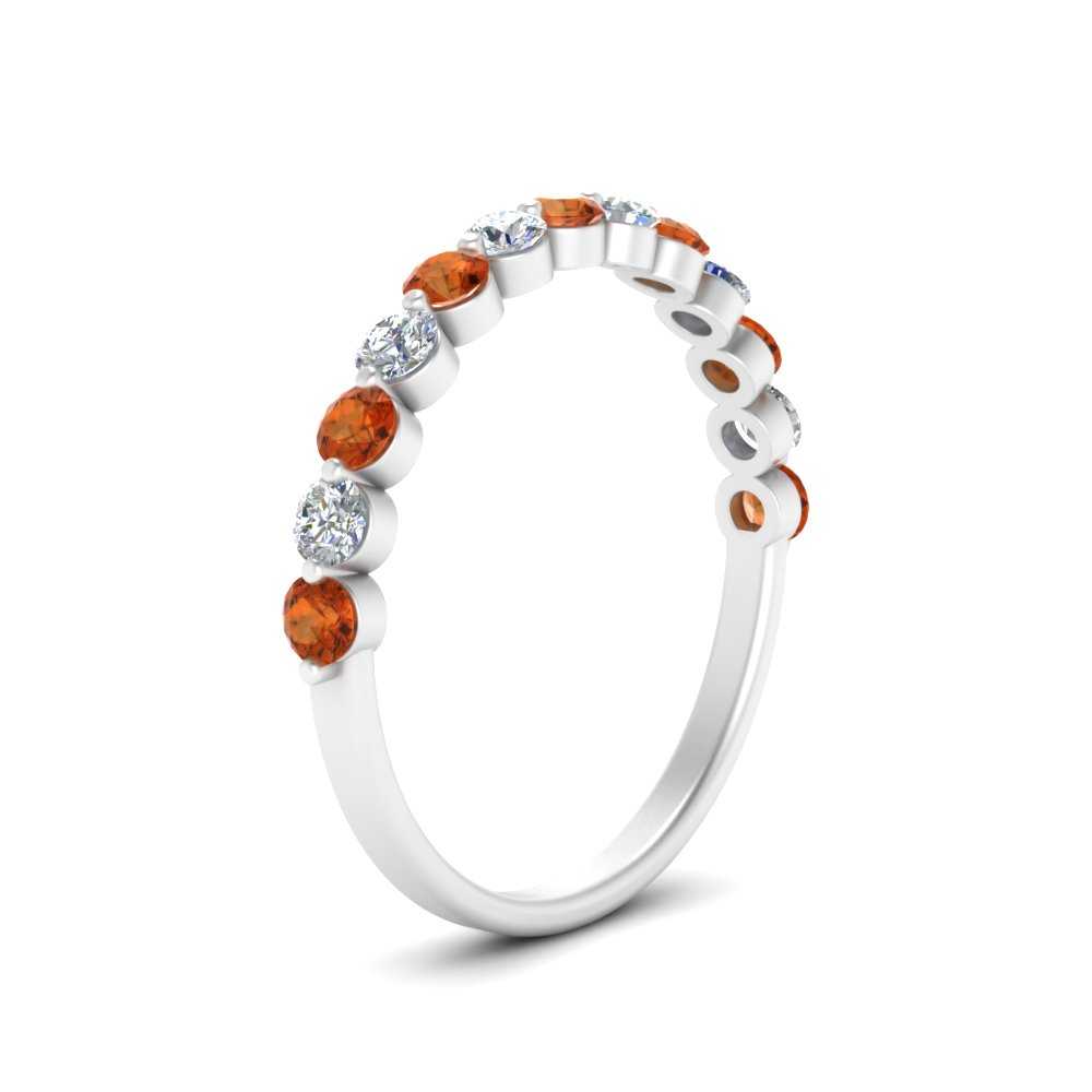 shared-single-prong-half-way-wedding-band-with-orange-sapphire-in-white-gold-FD9478B(0.50ct)GSAOR-NL-WG