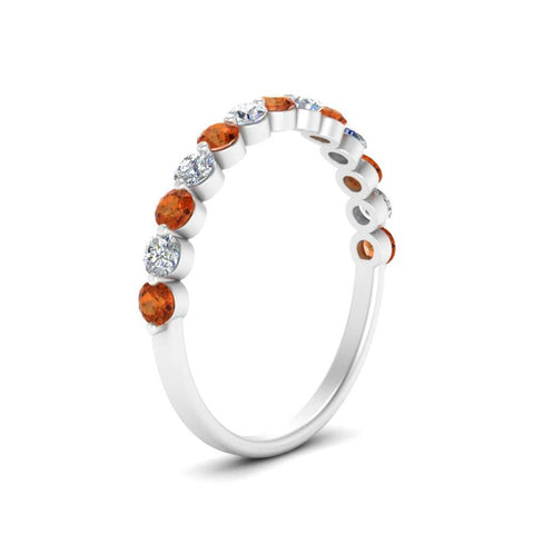 shared-single-prong-half-way-wedding-band-with-orange-sapphire-in-white-gold-FD9478B(0.50ct)GSAOR-NL-WG
