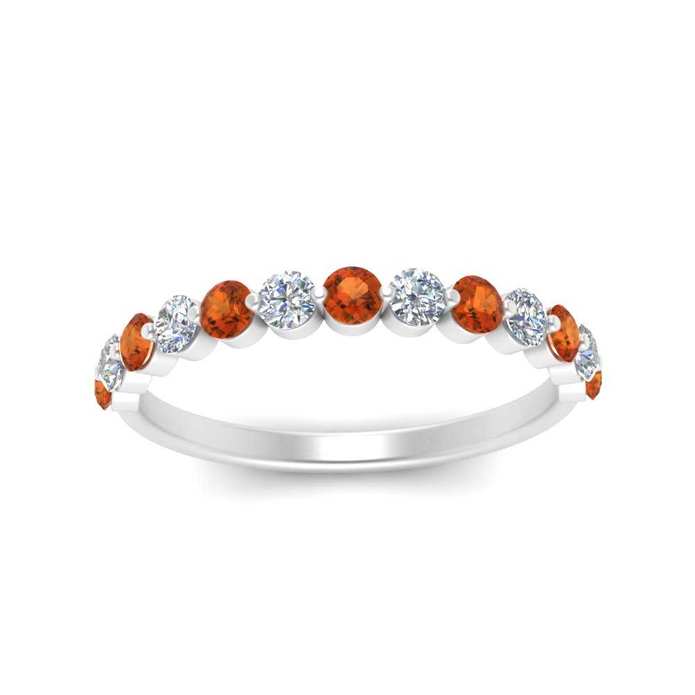 shared-single-prong-half-way-wedding-band-with-orange-sapphire-in-white-gold-FD9478B(0.50ct)GSAOR-NL-WG
