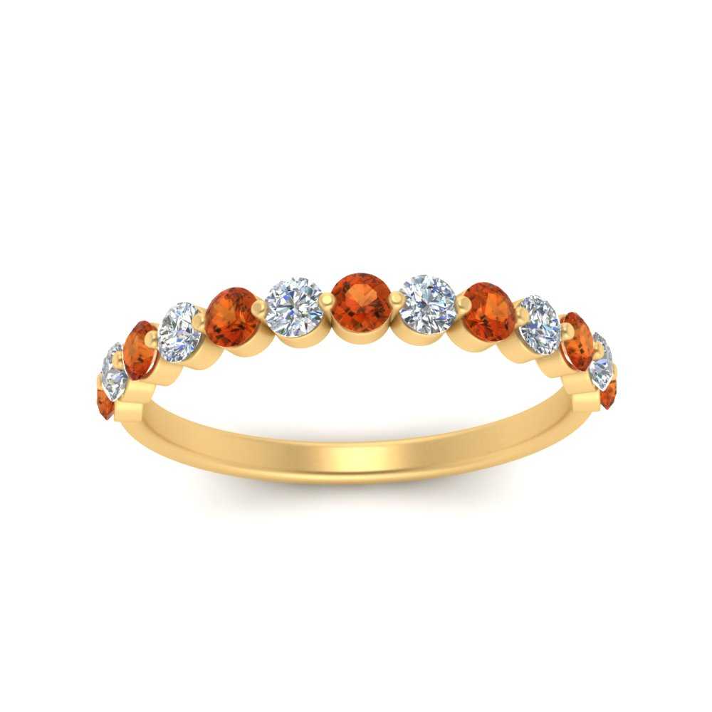 shared-single-prong-half-way-wedding-band-with-orange-sapphire-in-yellow-gold-FD9478B(0.50ct)GSAOR-NL-YG