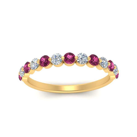 shared-single-prong-half-way-wedding-band-with-pink-sapphire-in-yellow-gold-FD9478B(0.50ct)GSADRPI-NL-YG